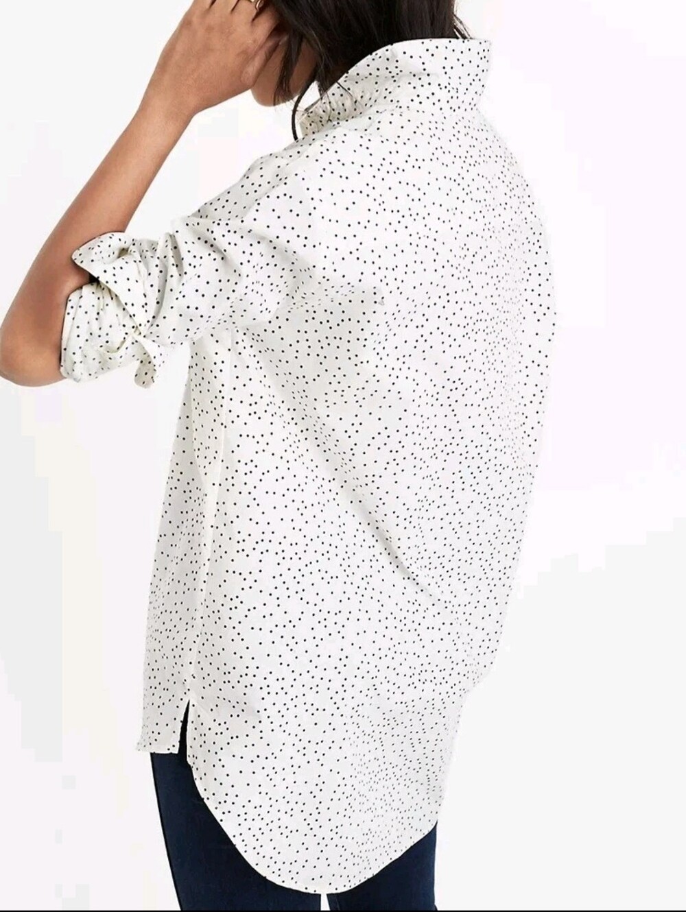Madewell Oversized Ex-Boyfriend Button-Down Shirt Women's XS Button Up Cleangirl - Picture 2 of 9